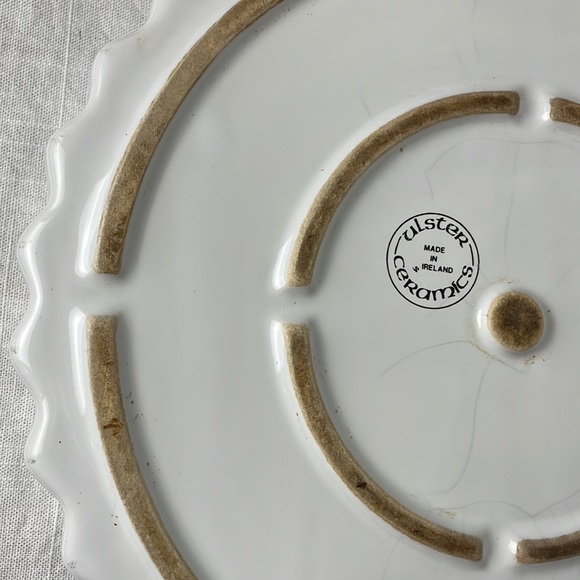 Vintage Quiche Lorraine Recipe Pie Plate bakeware Ulster Ceramics Ireland - Picture 15 of 16